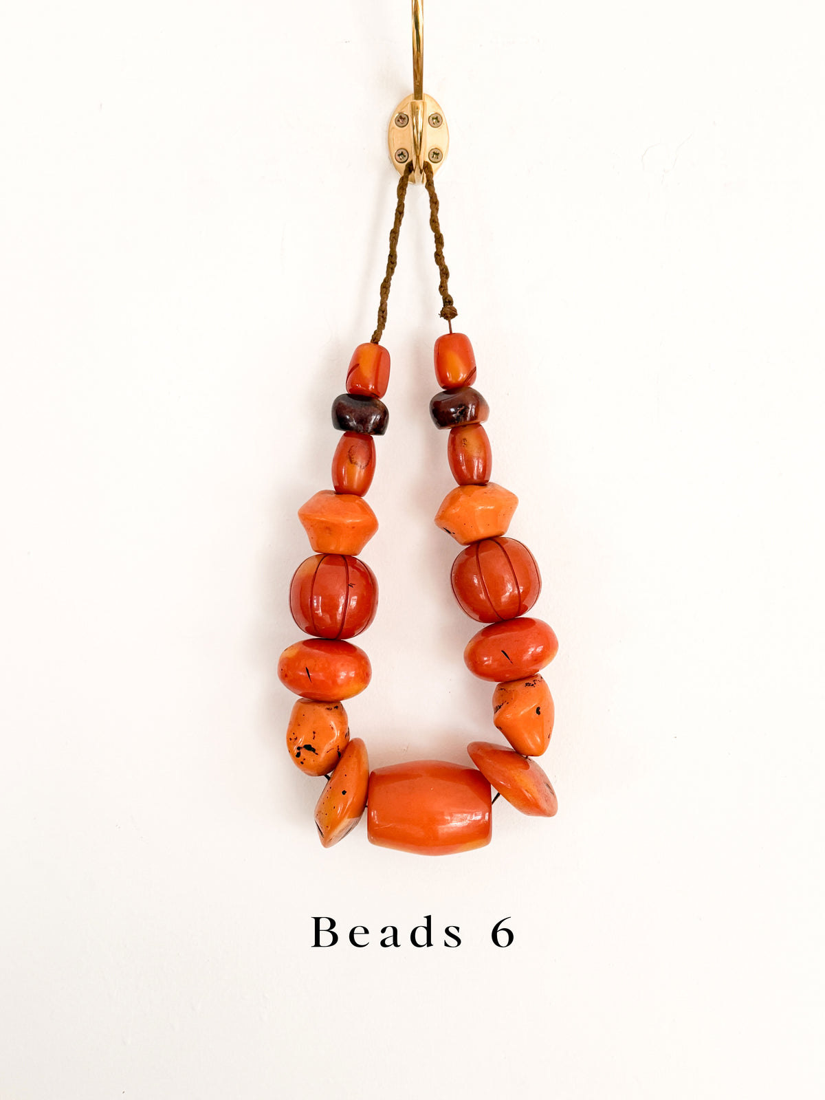 Vintage Phenolic Amber Trade Beads