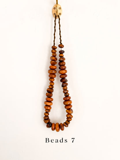 Vintage Phenolic Amber Trade Beads